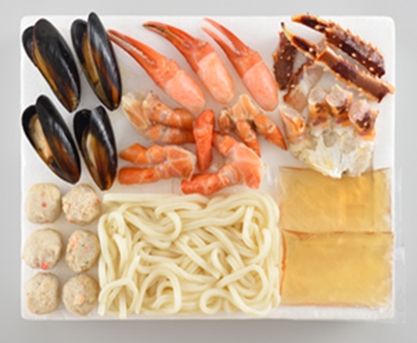 小樽港のかにしゃぶ食べ比べセット