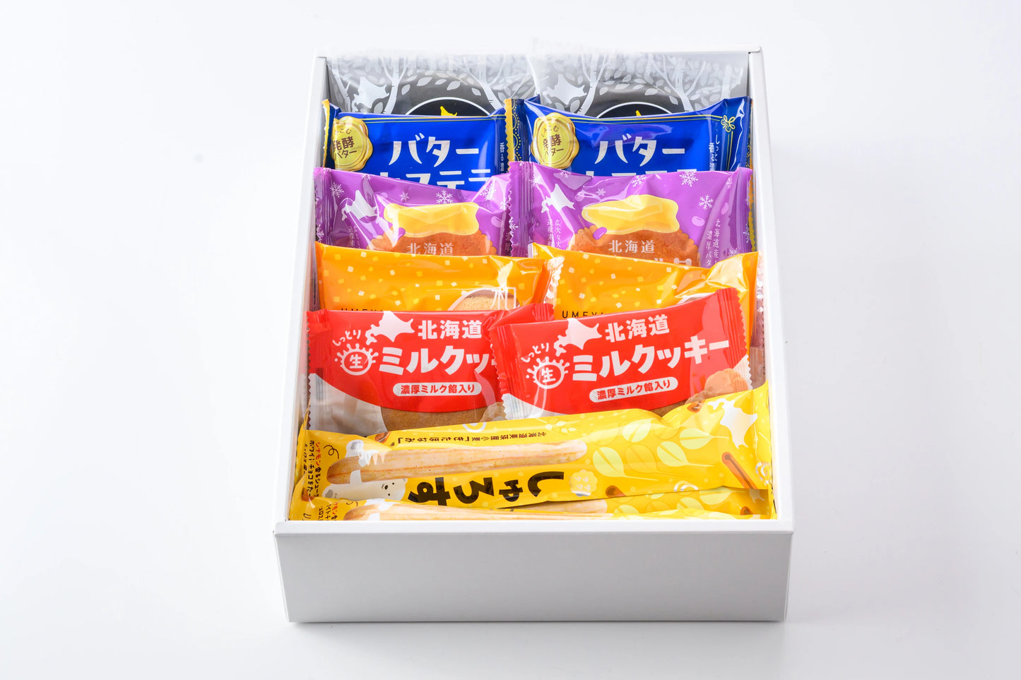 旭川の名物焼き菓子の詰め合わせ